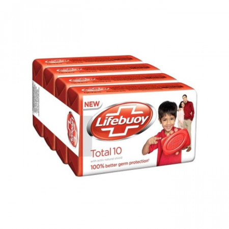 LIFEBUOY TOTAL ACTIVE SILVER 4PCS